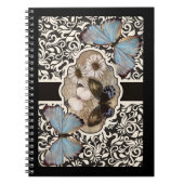 Damask & Blue Notitieboek (Voorkant)