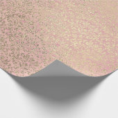 Damask Blush Roze Rose Gold Foxier Salmon Royal Cadeaupapier (Hoek)