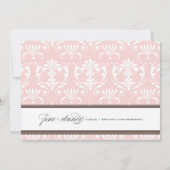 DAMASK | BRIDAL SHOWER INVITATION KAART (Achterkant)