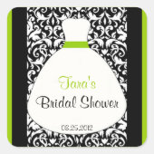 Damask Bridal Sticker (Voorkant)