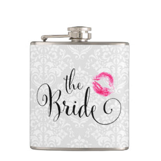 Damask Bride Kiss Heupfles