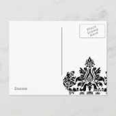 Damask-Briefkaart Briefkaart (Achterkant)
