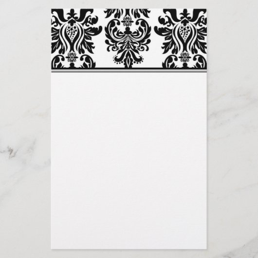 Damask Briefpapier (Voorkant)