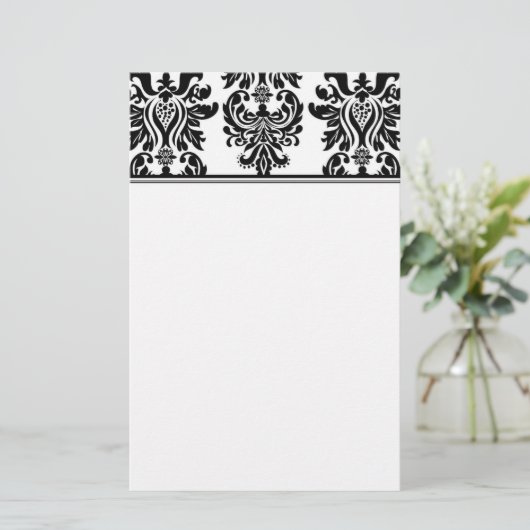 Damask Briefpapier (Staand voorkant)