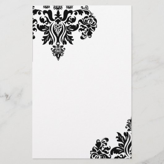 Damask briefpapier (Voorkant)