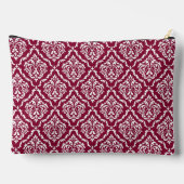 Damask Bruid Stam Bruidsfeest Cranberry Rood Etui (Achterkant)