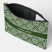 Damask Bruid Stam Bruidsfeest Hunter Groen Etui (Open)