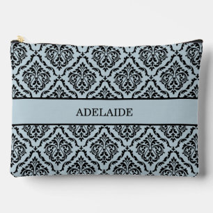 Damask Bruid Stam Bruidsfeest Stofblauw Etui