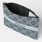 Damask Bruid Stam Bruidsfeest Stofblauw Etui (Open)