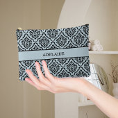 Damask Bruid Stam Bruidsfeest Stofblauw Etui