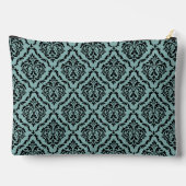 Damask Bruid Stam Bruidsfeest Zeeglasgroen Etui (Achterkant)