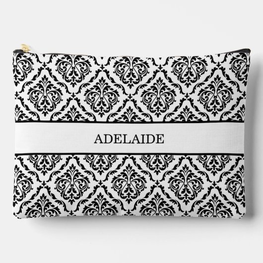 Damask Bruid Stam Bruidsmeisjes Zwart Etui (Voorkant)
