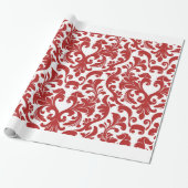 Damask Cadeaupapier (Uitgerold)