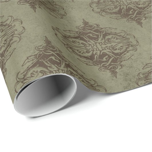 Damask Cadeaupapier (Rol Hoek)