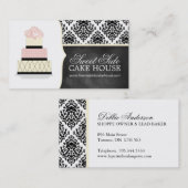 Damask Cake Bakery Visitekaartjes (Voorkant / Achterkant)
