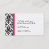 Damask Cake Bakery Visitekaartjes (Achterkant)