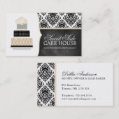 Damask Cake Bakery Visitekaartjes (Voorkant / Achterkant)