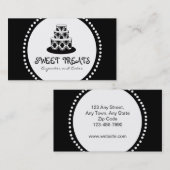 Damask Cake Bakery Visitekaartjes (Voorkant / Achterkant)