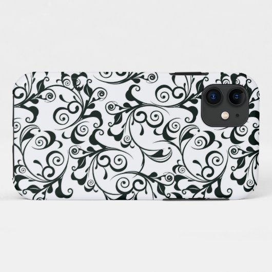 Damask Case-Mate iPhone Case (Achterkant (horizontaal))