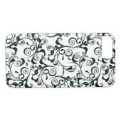 Damask Case-Mate iPhone Case (Achterkant (Horizontaal))
