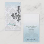 Damask Chandelier Visitekaartje (Voorkant / Achterkant)