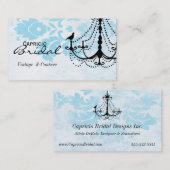 Damask Chandelier Visitekaartje (Voorkant / Achterkant)