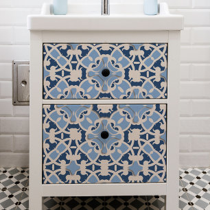  Damask Classic MorocBlue and White Tissuepapier