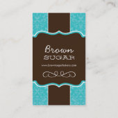 Damask Custom Bakery Visitekaartje (Achterkant)