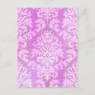 Damask Cut Velvet, Antiek kant Briefkaart