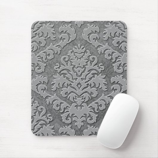 Damask Cut Velvet, Double Damask Monotone Muismat (Met muis)