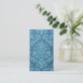 Damask Cut Velvet, Double Damask Visitekaartje (Staand voorkant)