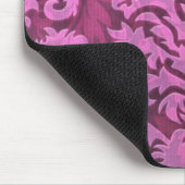 Damask Cut Velvet, gegaufreerde bladeren in Roos R Muismat (Hoek)