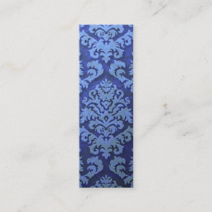 Damask Cut Velvet, gegaufreerde bladeren Mini Visitekaartje