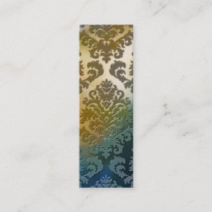 Damask Cut Velvet, SATIN ABSTRACT Mini Visitekaartje