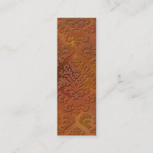 Damask Cut Velvet, SATIN ABSTRACT Mini Visitekaartje