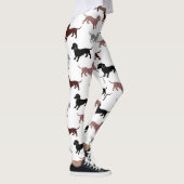 Damask Dachshunds Leggings (Rechts)