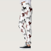 Damask Dachshunds Leggings (Links)
