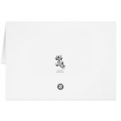 Damask Daisies Floral Hartelijk dank (Achterkant Horizontaal)