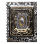 Damask Darby Old Style Book Monogram Notitieboek (Voorkant)