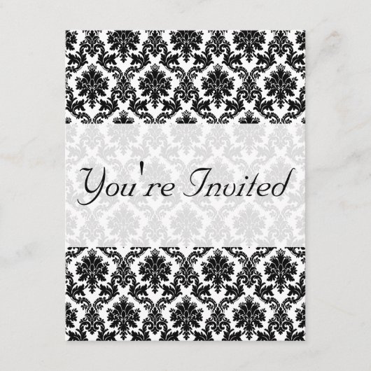 Damask-decor Kaart (Voorkant)