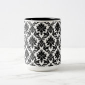 Damask-decor Tweekleurige Koffiemok (Center)