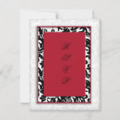 Damask Delight RSVP Kaartje (Achterkant)