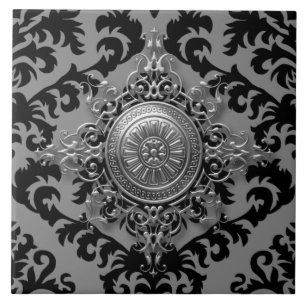 Damask Design, Filigree Medallion Tegeltje