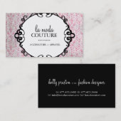 Damask Designer Visitekaartje (Voorkant / Achterkant)