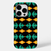  Damask Diamond Stripe Case-Mate iPhone Case (Achterkant)