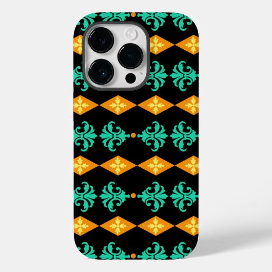 Damask Diamond Stripe Case-Mate iPhone Case (Achterkant)