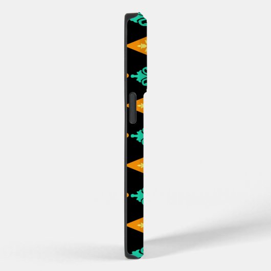 Damask Diamond Stripe Case-Mate iPhone Case (Achterkant / Rechts)