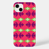 Damask Diamond Stripe Case-Mate iPhone Case (Achterkant)