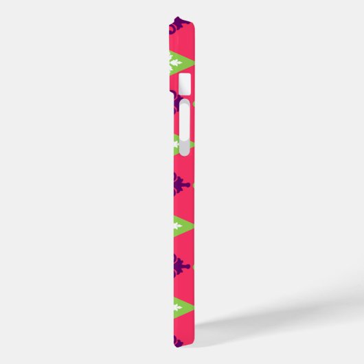 Damask Diamond Stripe Case-Mate iPhone Case (Achterkant / Links)