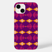 Damask Diamond Stripe Case-Mate iPhone Case (Achterkant)